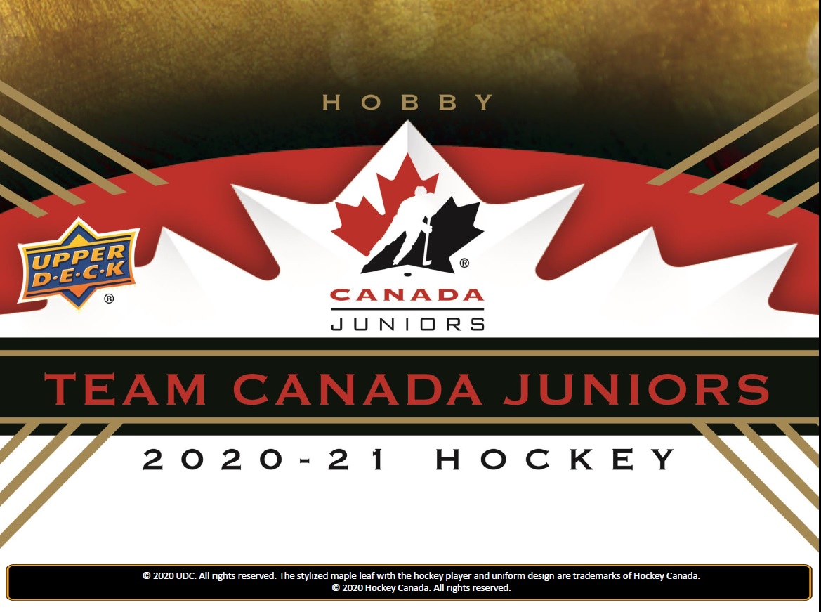 2020 UD TEAM CANADA JUNIORS HOCKEY BOX (SOLD OUT)