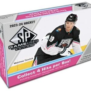 2023-24 UD SP GAME USED HOCKEY HOBBY BOX
