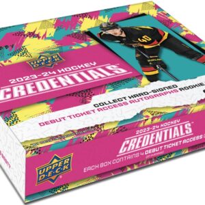 23-24 UD CREDENTIALS HOCKEY HOBBY BOX